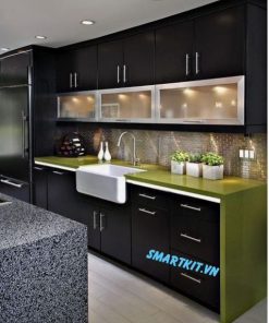 Mẫu tủ bếp Acrylic đẹp cho phòng bếp hiện đại Mẫu tủ bếp Acrylic đẹp cho phòng bếp hiện đại