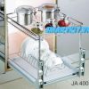 GIÁ ĐỰNG CHAI LỌ, GIA VỊCHẤT LIỆU INOX 304, RAY GIẢM CHẤN GẮN LIỀN